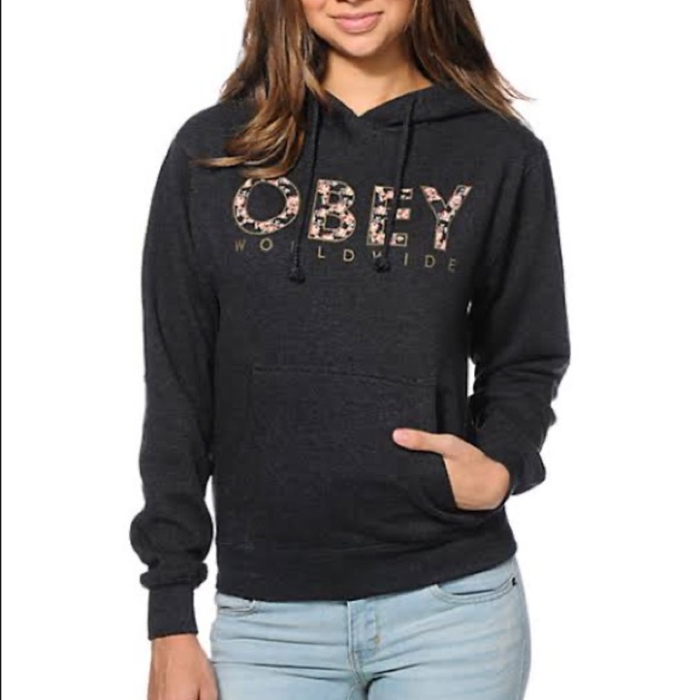 Obey hoodie Size L